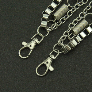 Hot Selling Personalized Simple Men's Pants <b>Chain</b> Hiphop Multi Layer Alloy Skull Head <b>Waist</b> Hanging <b>Chain</b> Wholesale Jewelry - Product Image 2