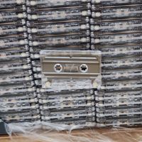 Cassette audio vierge en ABS entièrement transparente, réinscriptible, 45, 60, 90 minutes, pour enregistrement normal ou bias, style vintage, pour mixtape DIY, décoration et ornement