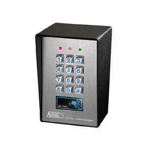 Gehäuse IP66 Wasserdichter Kartenleser Access Controller Standalone-Tastatur Eloxierter Stahl 125kHz EM4100 & EM4200 EM-Karte 1100 Benutzer