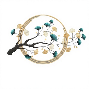 Elegante Decoración de Pared Art Deco de Acero Inoxidable, Diseño Artesanal de Lujo para Sala de Estar, Oficina y Decoración de Pared de Diseño - Product Image 2