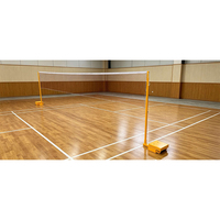 Poteau de filet de badminton lesté de haute qualité, portable et stable, pour compétition et entraînement
