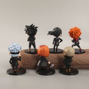 Ensemble de 6 figurines d'anime Jujutsu Kaisen de 8 cm, version Q, Itadori Yuji, Nobara, Gojo Satoru, figurines d'action, jouets, cadeaux pour enfants - Product Image 2