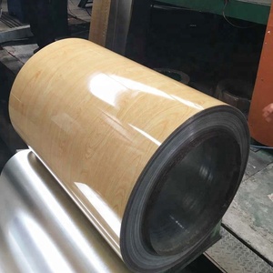 Prix de la brique en bois d'usine Bobine en <span class=keywords><strong>acier</strong></span> <span class=keywords><strong>galvanisé</strong></span> peint Grain de bois PCM Galvalume Tôle d'<span class=keywords><strong>acier</strong></span> pour la décoration - Product Image 3