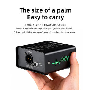 Aislador <span class=keywords><strong>de</strong></span> <span class=keywords><strong>Audio</strong></span> BHA XLR1-BOX con Ajuste <span class=keywords><strong>de</strong></span> Ganancia <span class=keywords><strong>de</strong></span> Tres Niveles, Transmisión <span class=keywords><strong>de</strong></span> Señal sin Pérdidas, Capacidad para Eliminar Ruido Eléctrico - Product Image 4