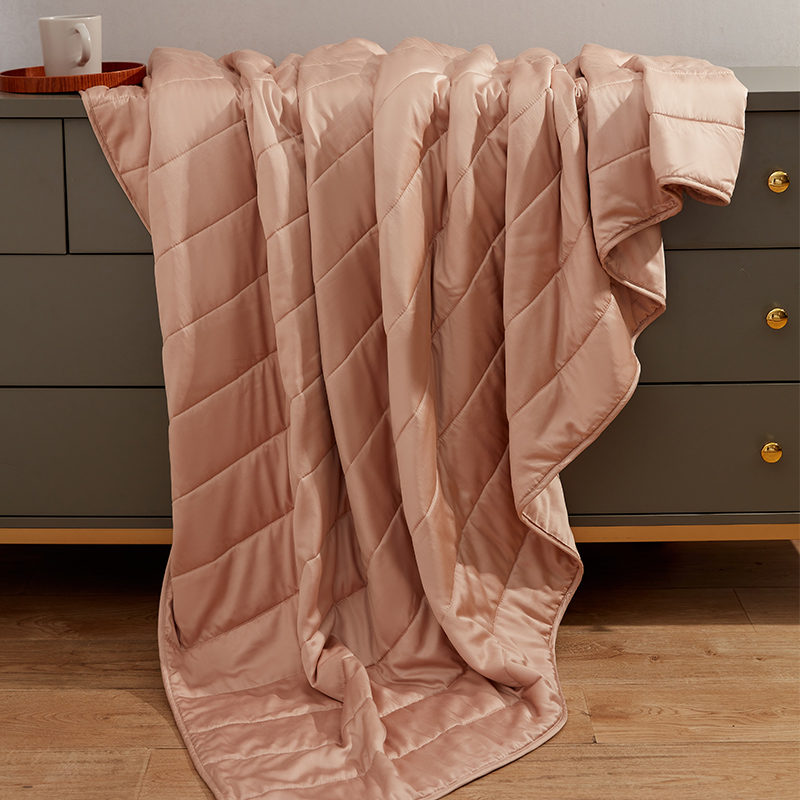All Season Bamboo Fiber Bamboo Filling Reversible Duvet Bedding Set Weight Blanket Quilt Comforter Set