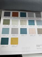 Rideau occultant en lin Kunlun de YC Factory, rideau à texture imitation lin, plusieurs couleurs sur mesure pour le salon