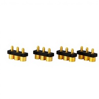 Suministro Directo de Fábrica JIATEL JT-Pogo-53 Conector Pogo de Latón de 2, 3, 5, 6 y 10 Pines y Conector de Placa con Chapado en Oro