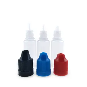 Ucuz kişiselleştirilmiş göz damlası şişesi 3ml 5ml 10ml 15ml 20ml 30ml 1 oz yumuşak PE sıkmak küçük plastik şişe