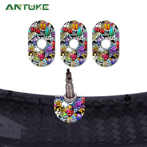 Autocollants de valve de vélo Readu R010, capuchons de valve universels français et américains pour réparation et remplacement de vélos de route et de montagne - Product Image 2