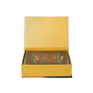 Emballage en carton rigide personnalisé carré Poker boîte à cartes de jeu boîte de rangement cartes de jeu boîte magnétique