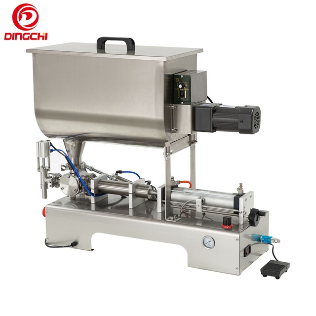 High Quality Electric New Semi-Automatic U Type Liquid Filling Machine Motor for Ketchup Honey Paste Beverages Chemicals Glass