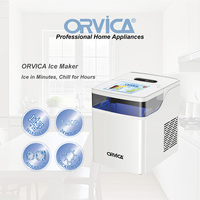 Machine à glaçons instantanée ORVICA Kitchen Smart Table Top Electric 220V, pour usage domestique et hôtelier, boîtier en plastique ORM-002