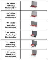 Aist Optics – Produits optiques de haute qualité, lentilles optiques, ensemble de 266 lentilles d'essai avec monture métallique, boîte en aluminium, monture d'essai