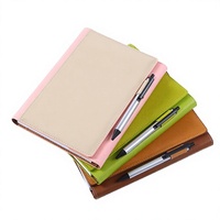 Carnet à spirale en cuir souple écologique OEM Macaron, journal économique avec fermoir magnétique, idéal comme cadeau