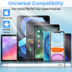 Lápiz de pantalla táctil 2 en 1 multifunción, punta fina redonda, para teléfono inteligente y tableta - Product Image 5