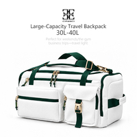 Tas Travel Stylish Custom Kapasitas Besar untuk Berkuda & Lapangan Golf Bahan Kulit OEM Tas Duffel Gym Travel Jinjing