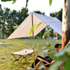 Tente <span class=keywords><strong>de</strong></span> plage vintage à cadre en A rayée - Poteau en aluminium <span class=keywords><strong>de</strong></span> qualité supérieure pour villas privées, front <span class=keywords><strong>de</strong></span> mer et zones <span class=keywords><strong>de</strong></span> pique-nique <span class=keywords><strong>de</strong></span> luxe - Product Image 2