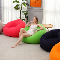 Canapé de massage gonflable moderne et inclinable, chaise longue paresseuse, modèle sphérique pliable et portable pour une personne, idéal pour l'extérieur et les loisirs