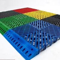 Carrelage de sol multifonctionnel antidérapant en plastique PP à emboîtement pour lavage de voiture pour le jardin Activités familiales