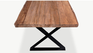 Newly Designed Iron Power Coating Matte Black X Shape <b>Table</b> <b>Legs</b> Custom for Kitchen Hotel Dining & Hospital Use - Product Image 3