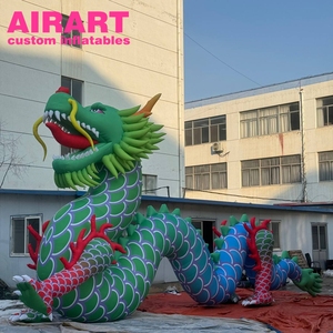Dragón Chino Inflable <span class=keywords><strong>Gigante</strong></span> y Colorido para Decoración de Festivales y Desfiles - Product Image 4