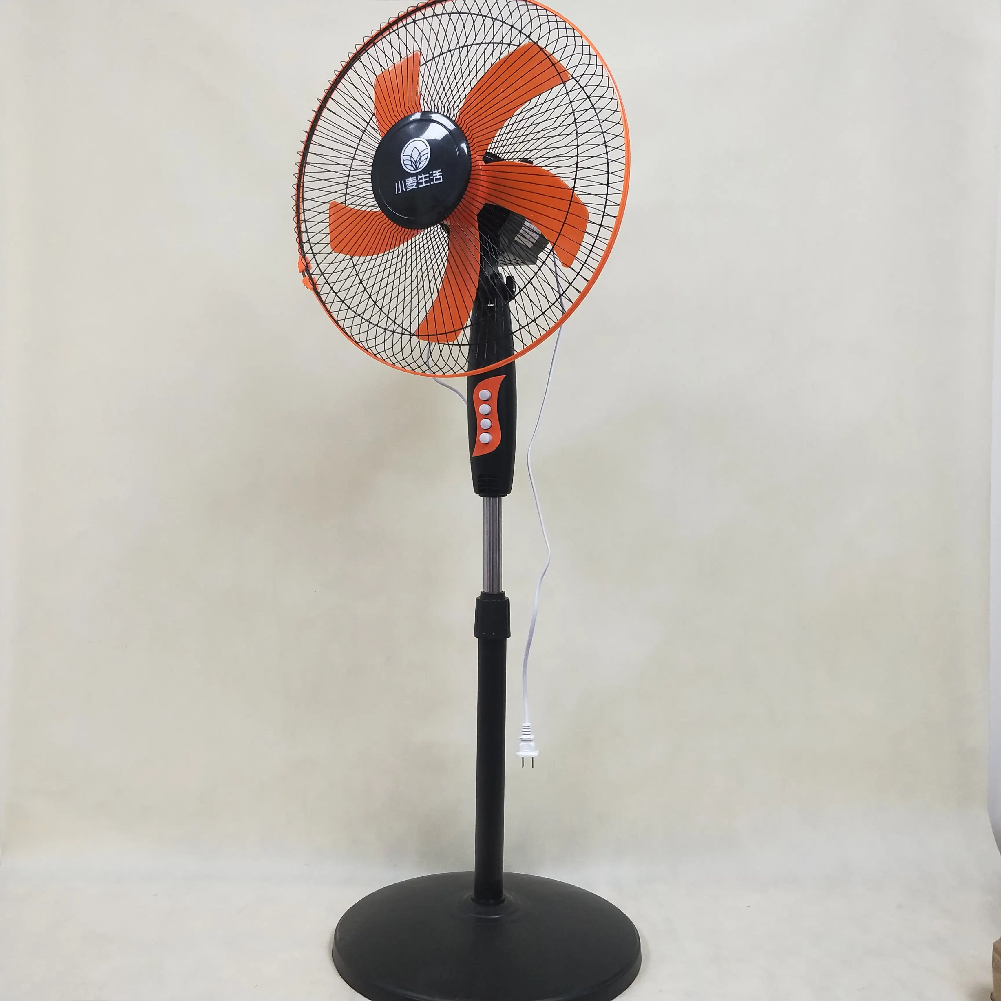 220V Indoor Cooper Motor Oscillating Pedestal Fans Household Use 16 Inch Stand Fan Electric Fan