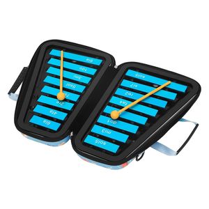 Glockenspiel portable à 16 notes, instrument de percussion en aluminium pour l'éveil musical - Product Image 4