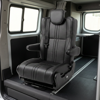 Accessoires de conversion de sièges pliables en cuir pour camping-car, compatibles avec RAM ProMaster, Fiat Ducato Pro, Transit, VW T6, Hiace, V-Class