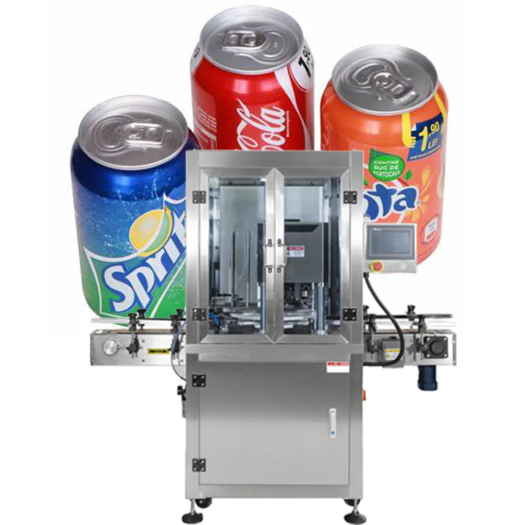 Scelleuse automatique de canettes de soda scelleuse de boîtes de conserve en métal et en aluminium à grande vitesse