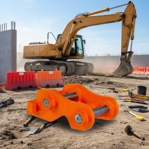Attacco Rapido TMG per Escavatori da 6-9 Tonnellate, Colore Arancione, Piastra di Sicurezza con Bullone di Bloccaggio TMG-EQC09 - Product Image 2