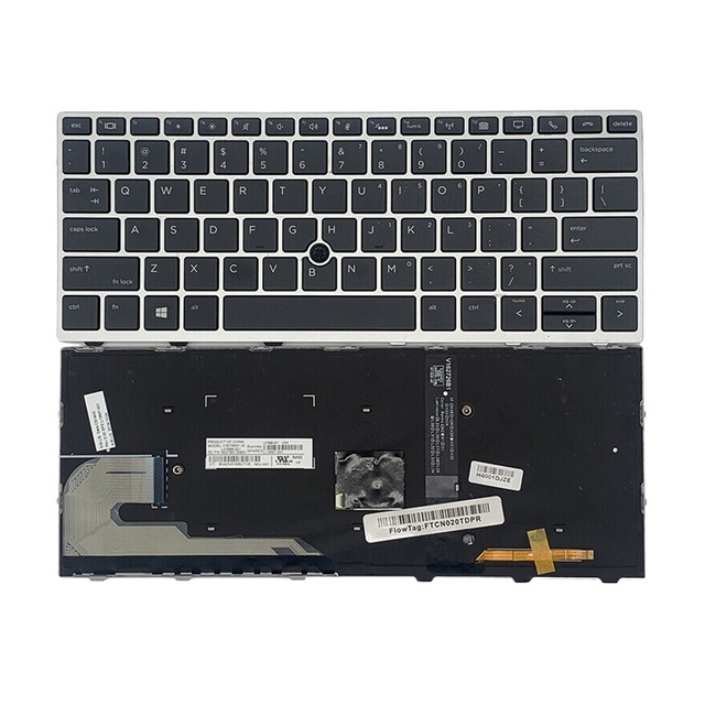 ToneGrow Replacement Laptop Backlight Keyboard for HP EliteBook 730 G5 735 G5 735 G6 830 G5 836 G5 Keyboard Laptop Components