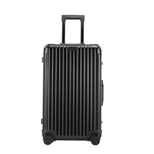 All Aluminum Magnesium Alloy Trolley Case 20 24 26 Inch <b>With</b> Combination <b>Lock</b> Universal <b>Wheels</b> For Business Travel Unisex - Product Image 5