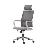 Prix de gros usine Foshan chaise de bureau ergonomique à dossier haut pivotant en maille pour direction