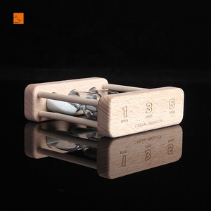 Nhà Sản Xuất Bán Buôn Mini 1/3/5 Min Đồng Hồ Cát Hẹn Giờ Với Khung Gỗ Nhỏ Cát Đồng Hồ Sáng Tạo Cát Hẹn Giờ Kính - Product Image 2