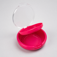 Boîte de maquillage vide en gros pour fard à joues, emballage cosmétique rond personnalisé, boîte de maquillage couleur personnalisée pour poudre de fard à joues et maquillage du visage