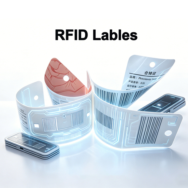 Custom Printed Waterproof Anti-Ultraviolet RFID Hang Tag Label Clothing Apparel UHF Smart Chip QR Code Barcode Garment Tag
