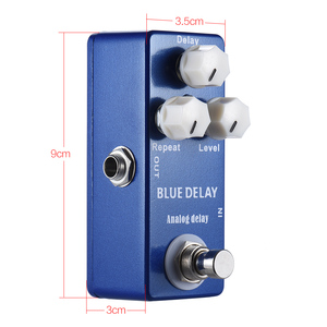 Mini Pedale Effetto Delay Blu con True Bypass Switch, Basato sul Mad Professor Deep Delay Single Effect per Chitarra Elettrica - Direttamente dalla Fabbrica - Product Image 2
