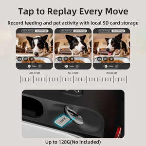 Distributeur automatique de nourriture pour chien intelligent OEM 15L avec caméra, application Tuya, programmation par minuterie, enregistreur vocal, vision nocturne, pour grands chiens - Product Image 6