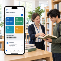 Layanan Perpustakaan yang Andal Pengembangan Aplikasi Perpustakaan untuk IOS Android Dengan Pencarian Katalog Pemesanan Buku Perpustakaan Digital