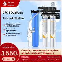 Filtre à eau du robinet commercial Bantel Everpure, double purificateur d'eau 7FC-S, machine à eau potable directe avec charbon actif