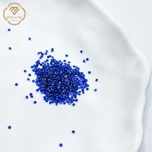 Fábrica al por mayor de piedras preciosas sueltas redondas de laboratorio creado sintético Turn Blue <span class=keywords><strong>Cubic</strong></span> <span class=keywords><strong>Zirconia</strong></span> precio al por mayor de la fábrica original - Product Image 3