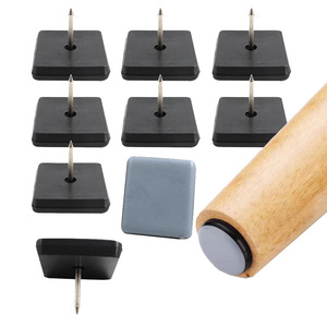 Nagelförmige Möbelgleiter Quadratische Stuhlbein-Gleiter Möbelfüße Gleiter Bodenschoner für Stuhl-, Tisch- und Schrankbeine - Product Image 5