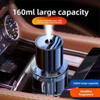 Diffuseur de parfum automatique intelligent pour voiture, 160 ml, pour porte-gobelet, en verre, vente en gros