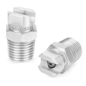 Buse en forme d'éventail MEG en acier inoxydable pour nettoyeur haute pression, tête de pulvérisation 20-275 bars, dégraissage intensif, nettoyage à l'eau froide - Product Image 1