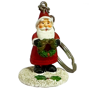 Customized Keychain Making Santa Claus Key Figurines Anime and Animal Statue Resin Crafts DIY Handmade Gift Making
