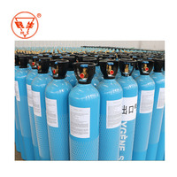 Cylindre industriel vide de 40L-50L pour le stockage d'oxygène, d'hydrogène, d'hélium et d'argon, fourni par l'usine