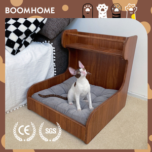 Nuevo estilo, sofá cama, nido para perros y gatos, cama pequeña de madera rodeada de Un cojín para mascotas pequeñas, nido universal para perros de las cuatro estaciones - Product Image 2