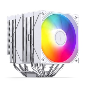 Nuevo Enfriador de CPU JONSBO CB80 Blanco de 120 mm con Doble Torre, 6 Tubos de Calor, <span class=keywords><strong>2</strong></span> Ventiladores ARGB PWM, TDP 260W para LGA115X/1200/1700/1851 AM5 AM4 - Product Image 4