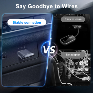 Car Play <strong>Android</strong> Auto Wireless Adapter Carplay Type-c USB A BT Wifi Plug And Play 2 In 1 Dongle For Chevrolet Citroen Chery <strong>VW</strong> - Product Image 5