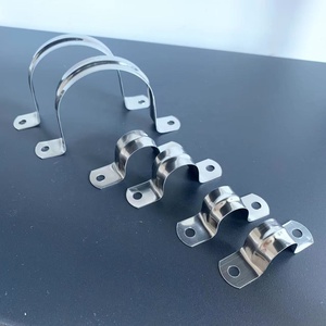 Groothandel zware zinkgegalvaniseerde koolstofstalen en aluminium buisklemmen <span class=keywords><strong>Omega</strong></span> clips voor het bevestigen van elektrische leidingen - Product Image 5